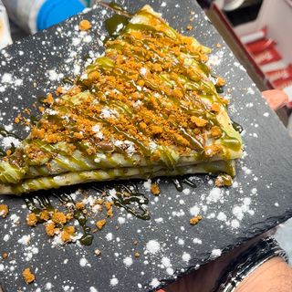 Crepes crema lotus biscoff con granella di lotus