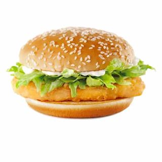 Fish burger menu