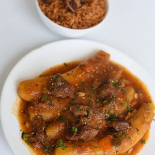Katogo Beef (F) & Pilao (F) + Chapati