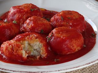 Polpette con sugo di pomodoro