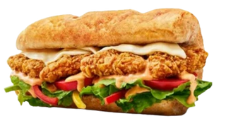 Panino con Pollo Nachos - 15 cm