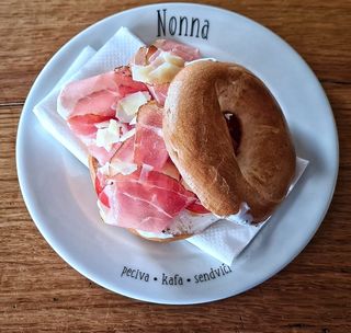 Bagel Speck Pršuta