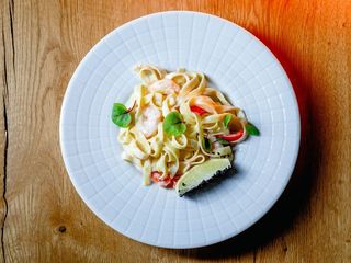 Тальятеле з тигровими креветками (250g)