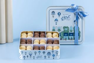 Scatola regalo con baci di dama da 400 g