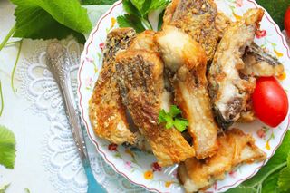 жареный сазан