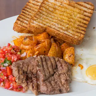 Hungry man's breakfast