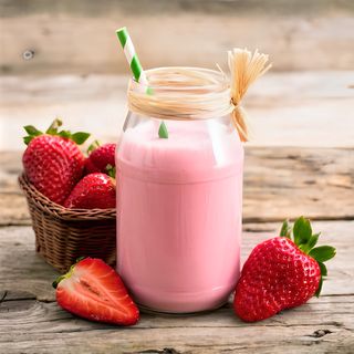 Клубничный коктейль