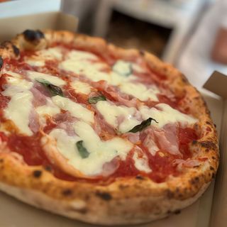 Margherita com fiambre