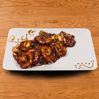 Pohovane lignje u sosu po želji POSNO