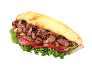 Sandwich Kebab, Frites