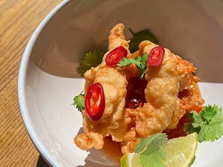 Креветки в темпурі (6шт/50 гр)