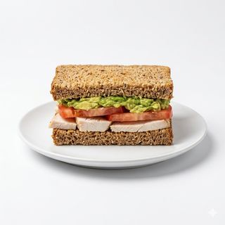 Bocadillo De Queso Rulo Con Huevos Y Cebolla Caramelizada