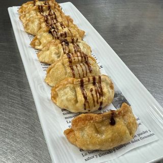 Gyozas de langostinos