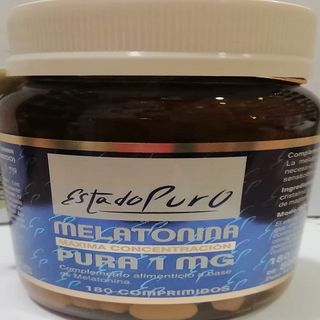 Melatonina (1 Mg., 180 Comprimidos), Estado Puro