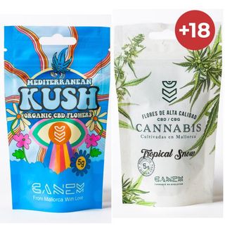 5g Mediterranean Kush + 5g Tropical Snow