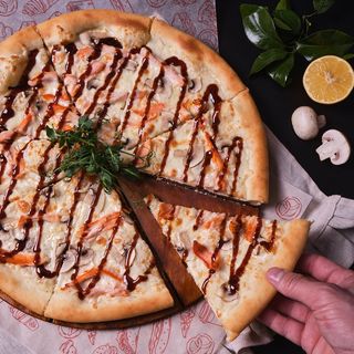 Пицца "Курица и грибы" (35 см.)