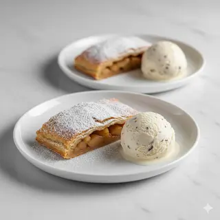 Struddle De Manzana Para Dos