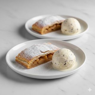 Struddle De Manzana Para Dos