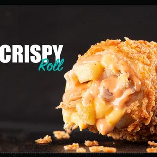 Crespy beef roll