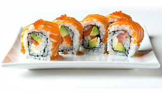 36 Uramaki salmone cipolla  - 8 pezzi