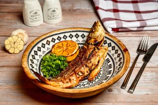 Biban de mare la grătar