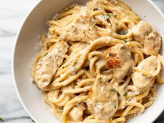 Spaghetti Pollo E Chorizo