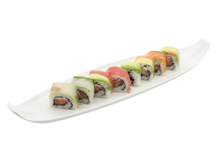 68. Rainbow roll