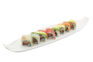 68. Rainbow roll