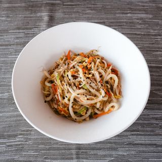 Udon con verdure