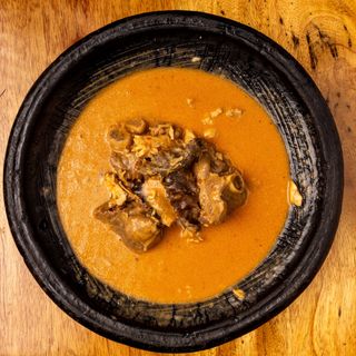 Goat with Ground Nut Soup