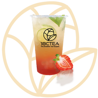 Strawberry green tea