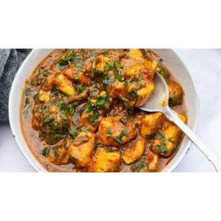 Palak Chicken with Naan