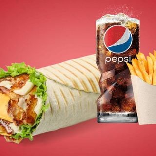 Menu durum kebab (rollo) XL