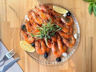Креветки-гріль в часниковому соусі (300g)