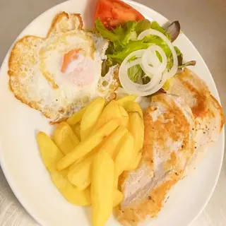PLATO COMBINADO DE PECHUGA DE POLLO
