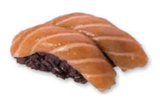 80 Black nigiri sake - 2 pezzi