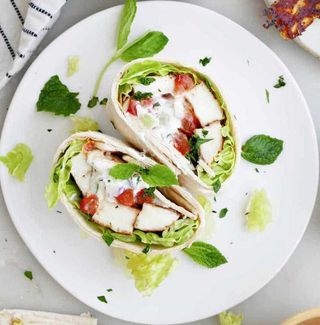 Tortilla Kebab Rollo Halloumi