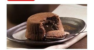 Monoporzione di soufflé al cioccolato