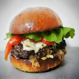 Blue cheese dallas burger