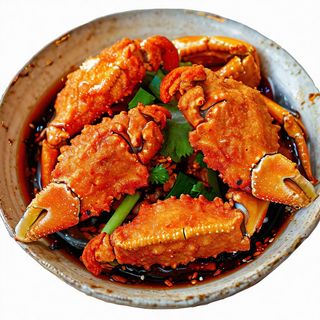 Chele di granchio fritte