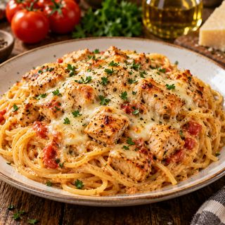 Spaghetti Fromage & Poulet