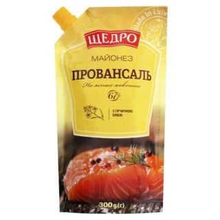 Майонез "Провансаль" 67% ТМ "Щедро", 300г (53103)