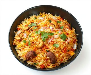 Biryani de paneer