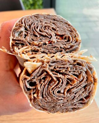 TORTILLA Z SAMYM MIĘSEM duża