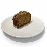 Trozo bizcocho de zanahoria