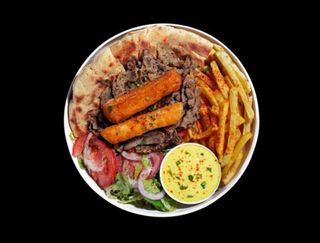 BOX | XL Gyros Cerdo con Halloumi Fries