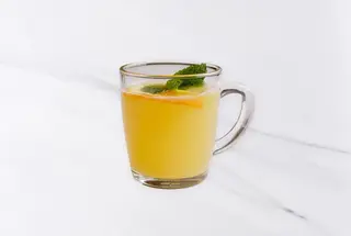 Имбирный с мятой и апельсином
