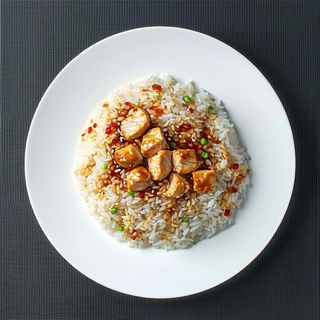 Fried rice chicken