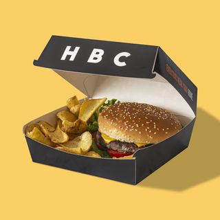 Cheeseburger con patate