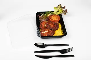 Mutton Tikka With Saffron Rice
